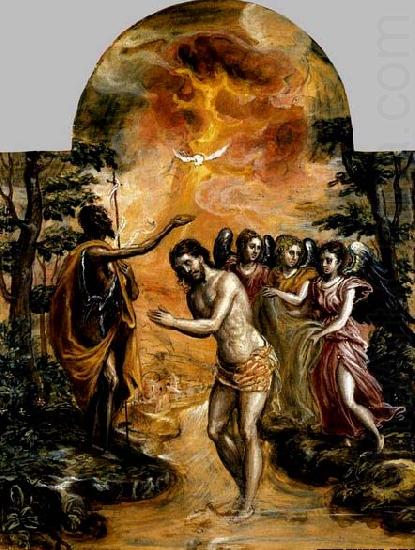 Baptism of Christ, GRECO, El